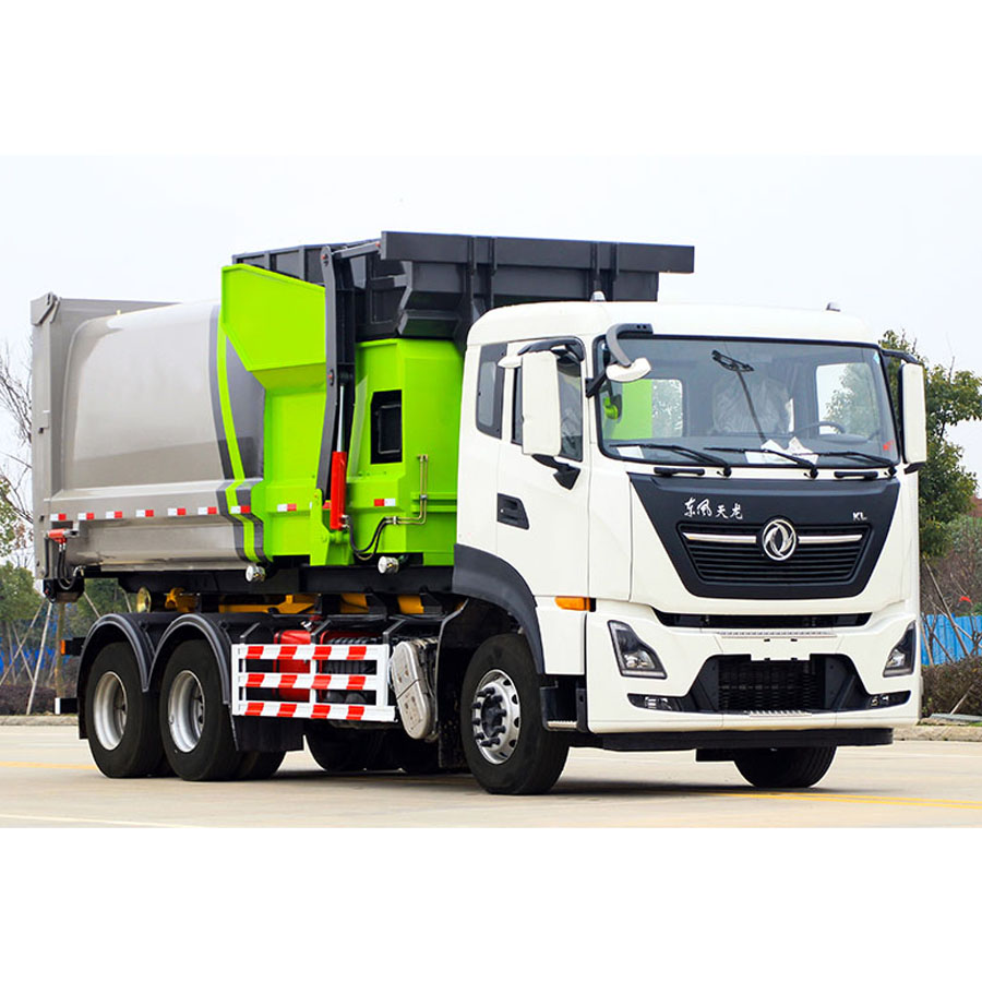 Dongfeng 6x4 Hook Lift Garbage Truck