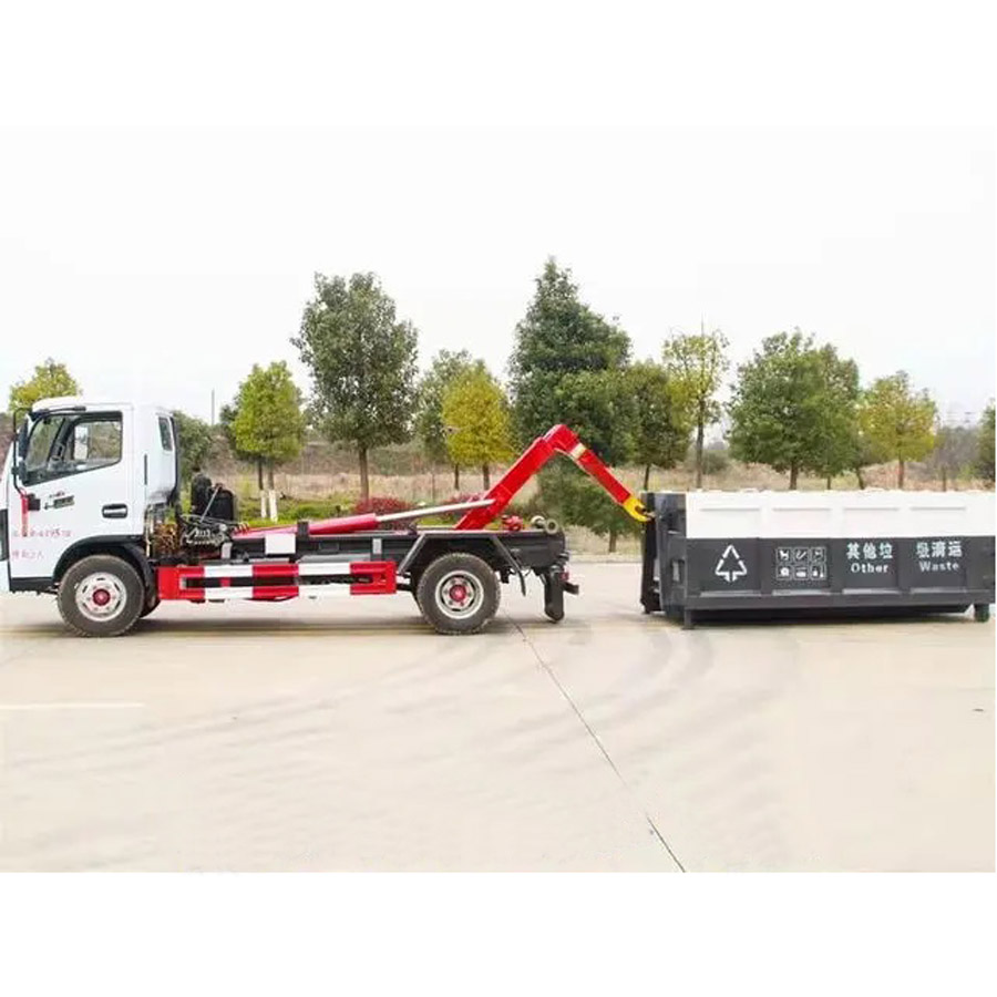 Dongfeng 8CBM Hook Loader Garbage Truck