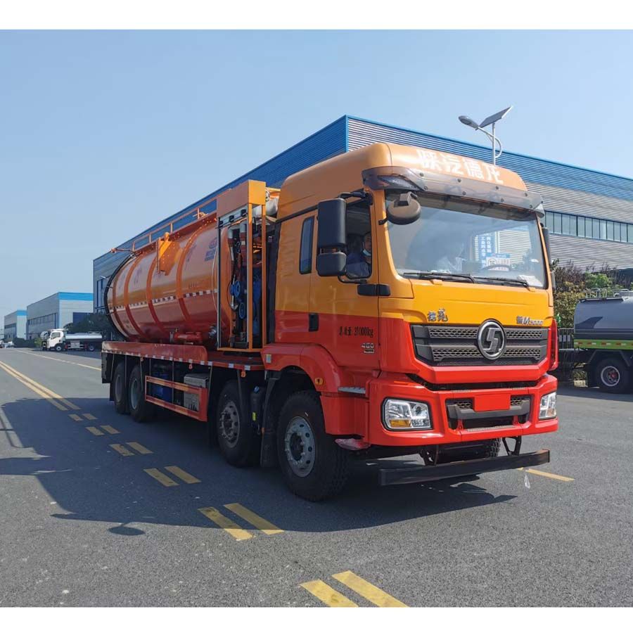 High quality 30CBM combined jetting vacuum truck