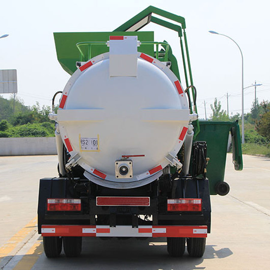 Dongfeng 5000Liters Restaurant Cooking Garbage Collector Truck