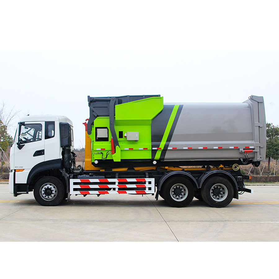 Dongfeng 6x4 Hook Lift Garbage Truck