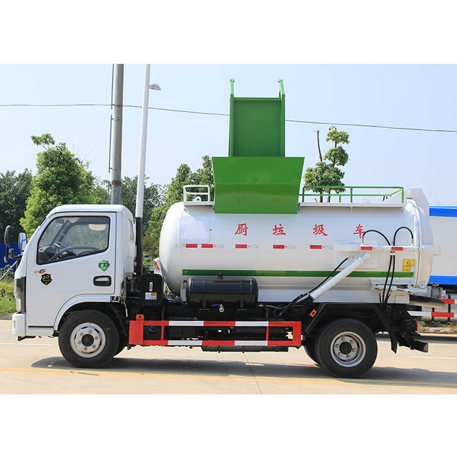 Dongfeng 5000Liters Restaurant Cooking Garbage Collector Truck