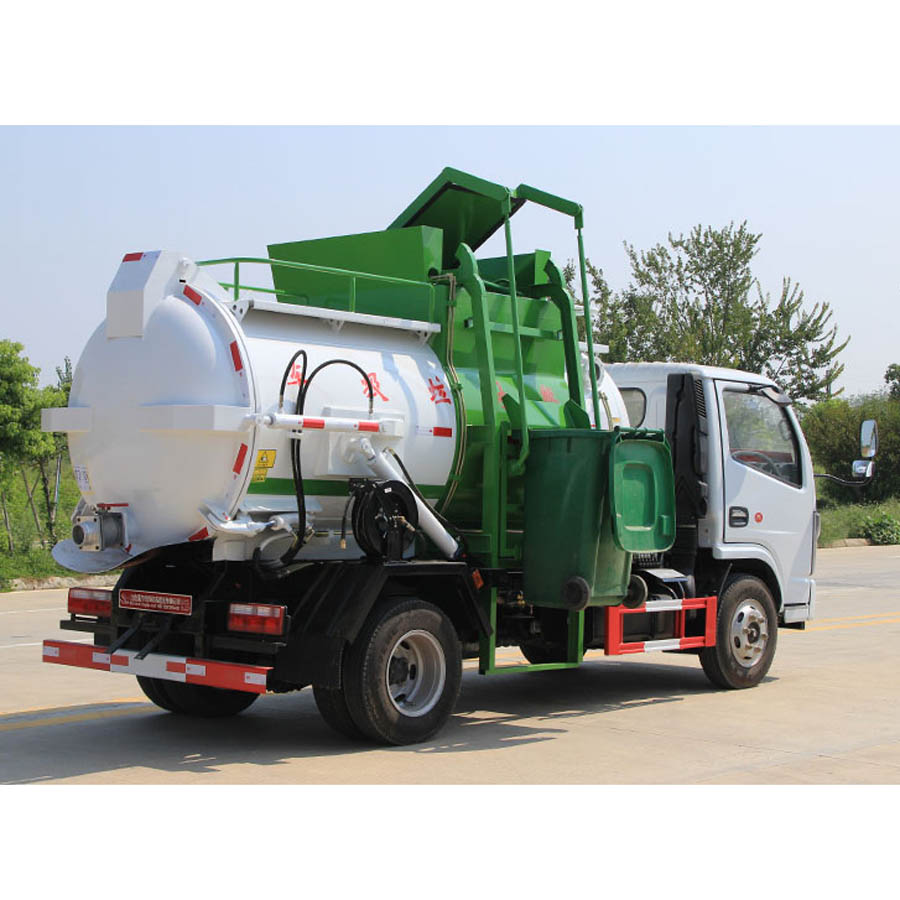 Dongfeng 5000Liters Restaurant Cooking Garbage Collector Truck