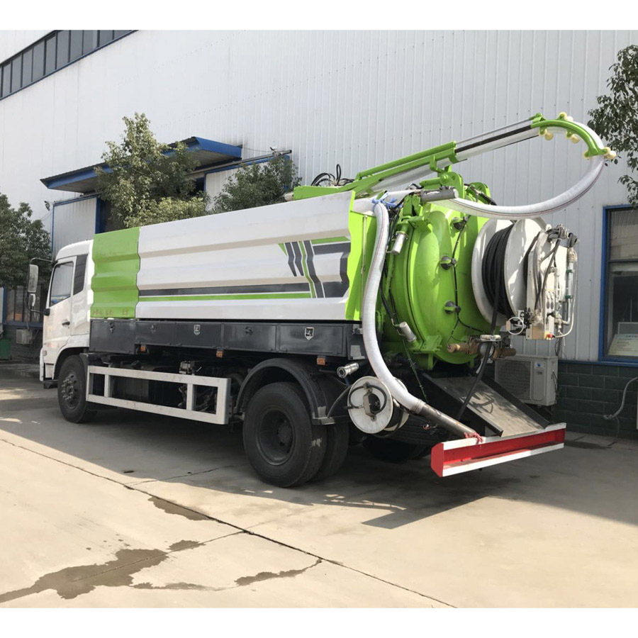 Isuzu High pressure cleaning and Vacuum sewage suction truck