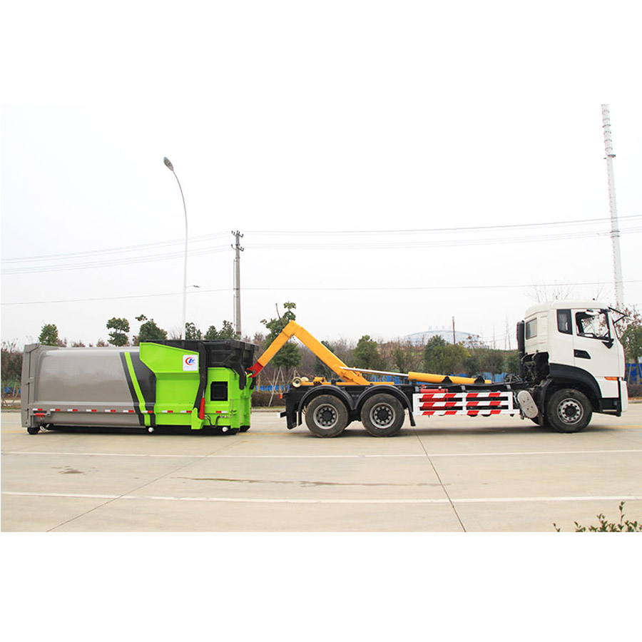 Dongfeng 6x4 Hook Lift Garbage Truck