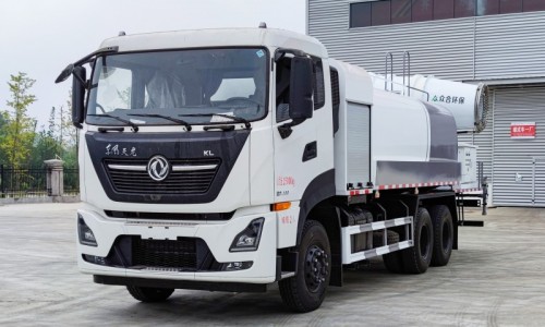 Dongfeng Tianlong Dust Suppression Truck-Rear Dual Axle-60 meters