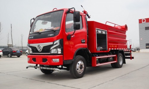 Dongfeng D6 Firefighting Dust Suppression Truck-Firefighting Pump Cannon+30 Fog Cannon