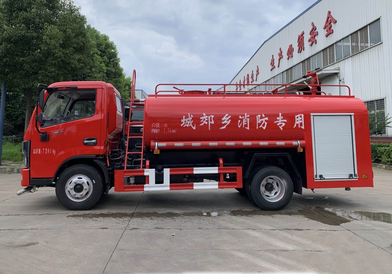 Dongfeng D6 Firefighting Sprinkler-Rear-mounted Pump Box-5 Square