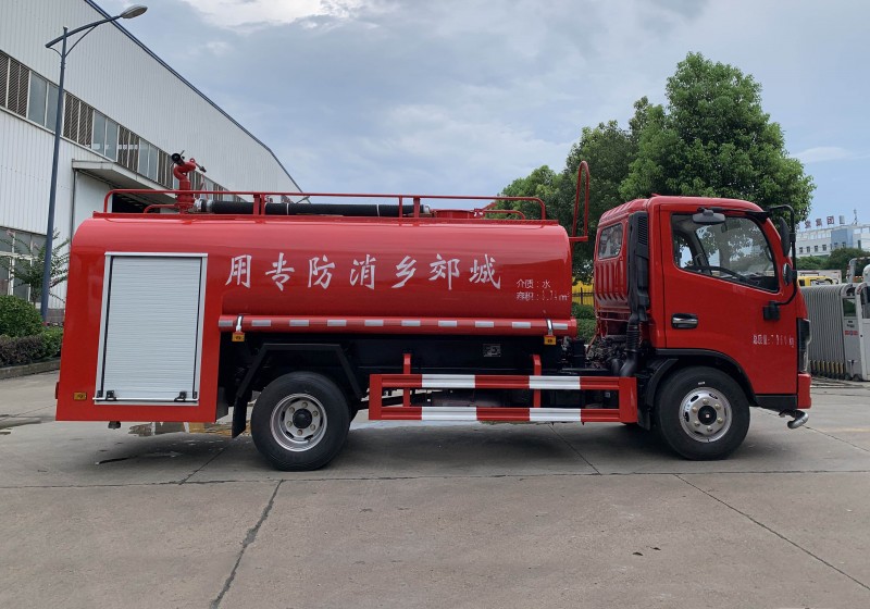 Dongfeng D6 Firefighting Sprinkler-Rear-mounted Pump Box-5 Square