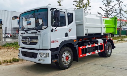 Dongfeng D9 Hook Boom Truck-Wheelbase 3950-Telescopic Arm