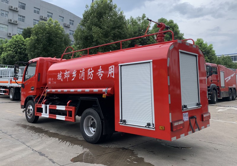 Dongfeng D6 Firefighting Sprinkler-Rear-mounted Pump Box-5 Square