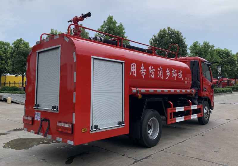 Dongfeng D6 Firefighting Sprinkler-Rear-mounted Pump Box-5 Square