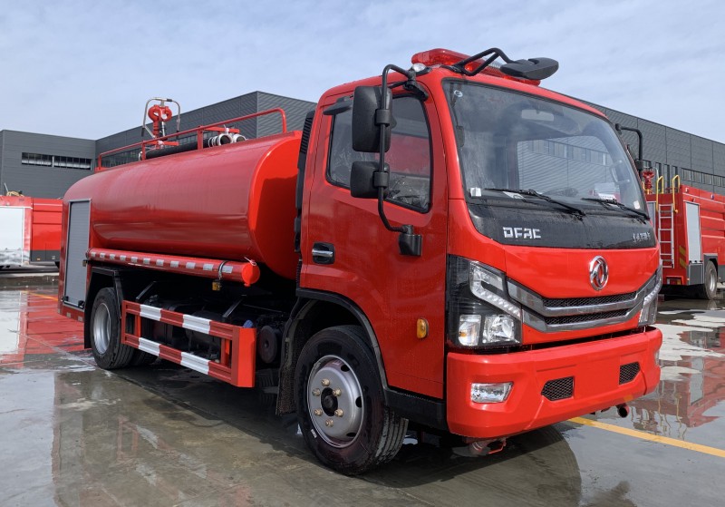 Dongfeng D7 Firefighting Sprinkler - Rear-mounted Pump Box - 9 square meters