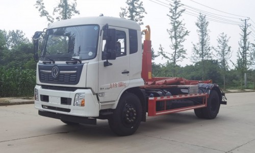 Dongfeng Tianjin Compartment Dischargeable Garbage Trucks