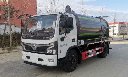 Dongfeng D7 Suction Truck-Wheelbase 3800-Volume 8.5 square meters