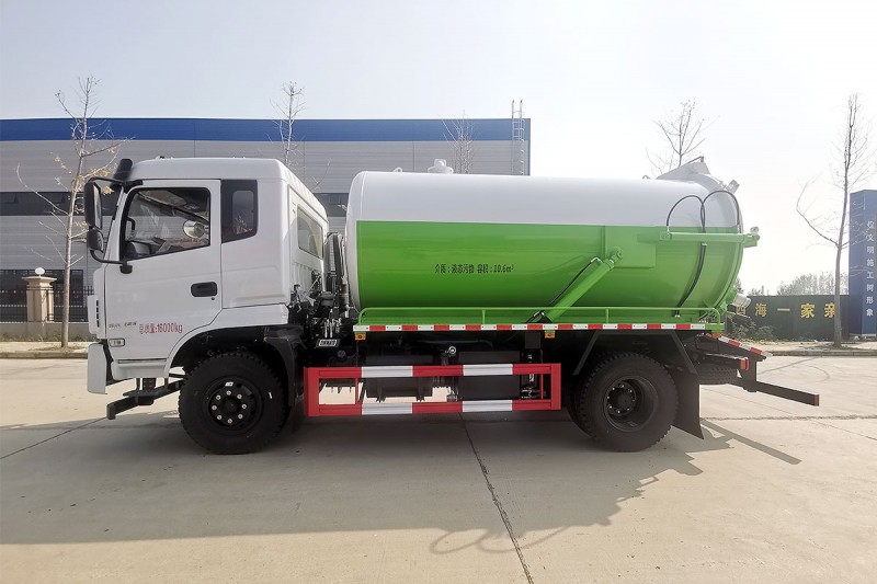 Dongfeng K6 Suction Truck-Wheelbase 3950-Volume 12 square meters