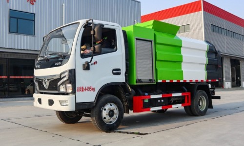 Dongfeng D6 Bucket Trash Truck - with compartment tool box