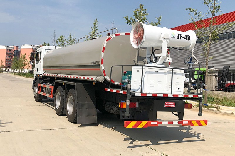 Dongfeng Huashen T5 sprinkler truck - rear double axle - 20 square fog cannon 30 meters