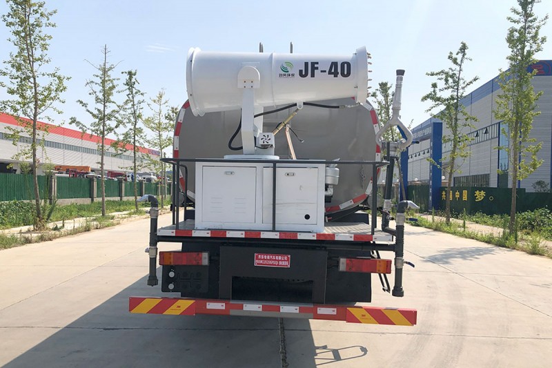 Dongfeng Huashen T5 sprinkler truck - rear double axle - 20 square fog cannon 30 meters