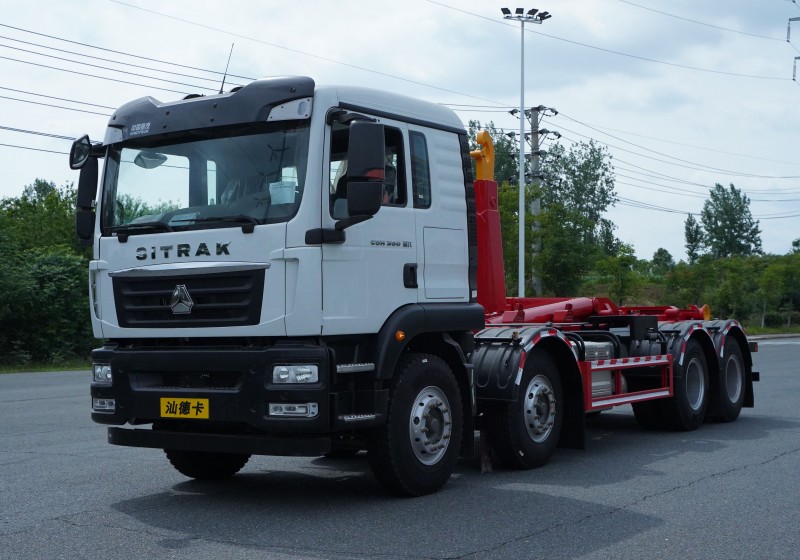 Shanteka Shanteka Hook-arm Garbage Truck-Front Four Rear Eight-30 tons