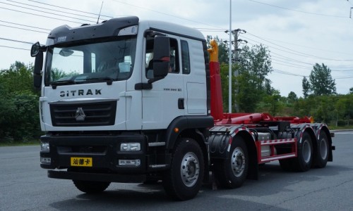 Shanteka Shanteka Hook-arm Garbage Truck-Front Four Rear Eight-30 tons