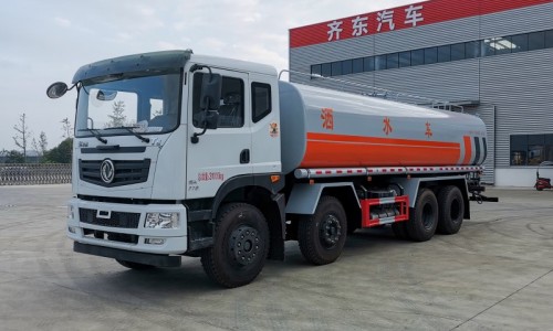 Dongfeng T5 sprinkler truck - front four rear eight - volume 25 square meters