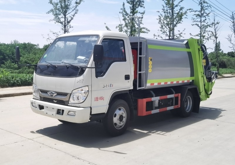 Foton Small Truck 3 Compressed Garbage Truck-Wheelbase 2850-Blue License-5Pcs