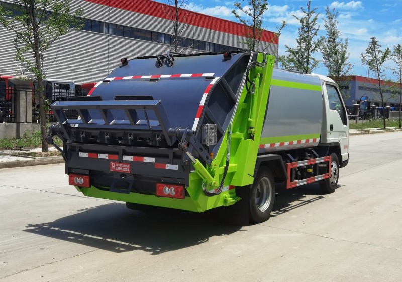 Foton Small Truck 3 Compressed Garbage Truck-Wheelbase 2850-Blue License-5Pcs