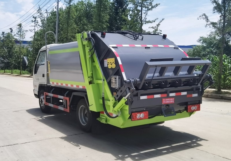 Foton Small Truck 3 Compressed Garbage Truck-Wheelbase 2850-Blue License-5Pcs