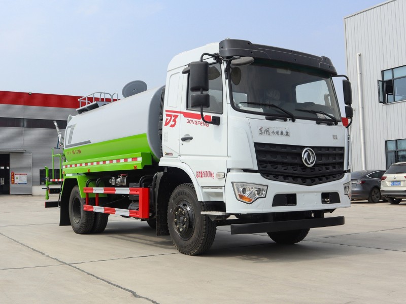 Dongfeng D3 Dust Suppression Vehicle-Wheelbase 3950-Round Tank 12 Square-30 meters