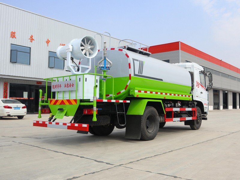 Dongfeng D3 Dust Suppression Vehicle-Wheelbase 3950-Round Tank 12 Square-30 meters