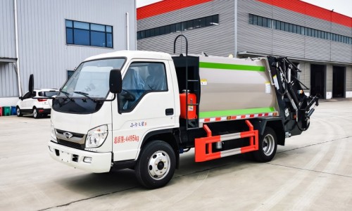 Foton Era Compressed Trash Truck-Wheelbase 2850-Blue License-Volume 5.5 square meters