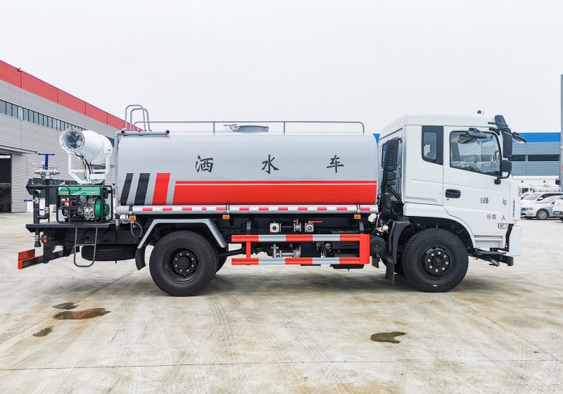 Dongfeng K6 Dust Suppression Vehicle-Wheelbase 3950-Circular Tank 12 Square-30 meters