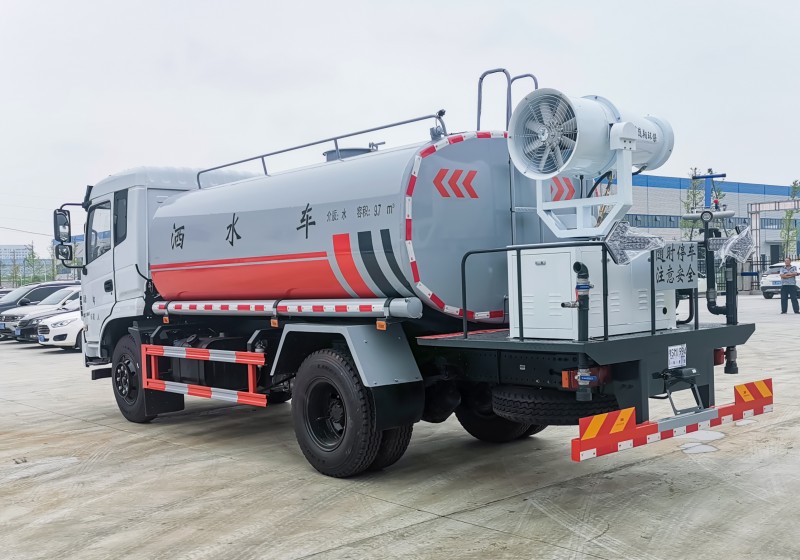 Dongfeng K6 Dust Suppression Vehicle-Wheelbase 3950-Circular Tank 12 Square-30 meters