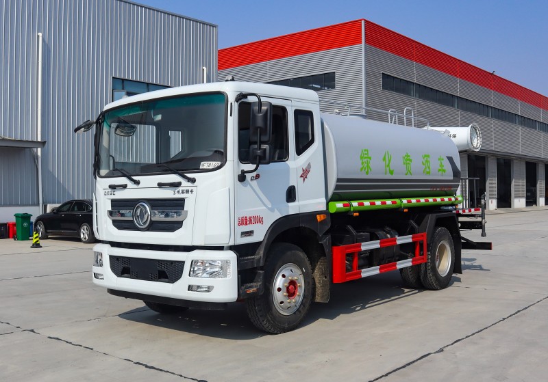 Dongfeng D9 Dust Suppression Vehicle-Wheelbase 3950-Round Tank 12 Square-30 meters