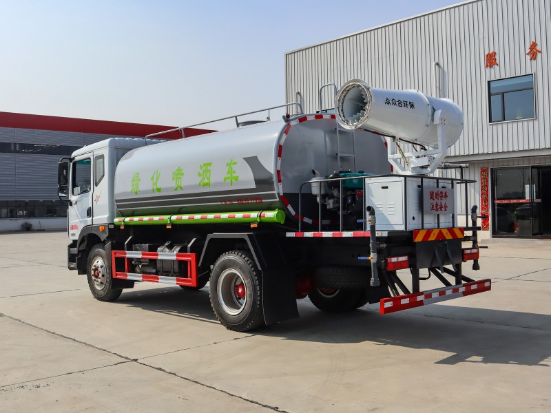 Dongfeng D9 Dust Suppression Vehicle-Wheelbase 3950-Round Tank 12 Square-30 meters