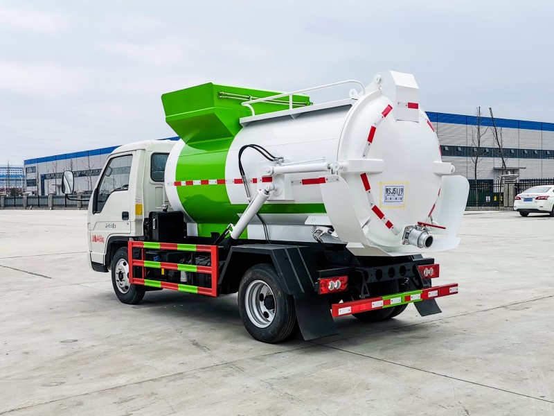 Foton Times Kitchen Waste Truck - Wheelbase 2600 - Round Tank 4PD