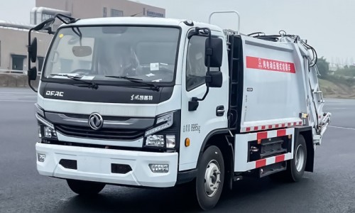 Dongfeng D6 Pure Electric Compressed Garbage Truck - Volume 7 square meters