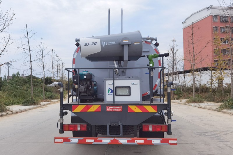 Heavy Duty Dust Suppression Truck-Wheelbase 4700-Round Tank-Volume 16 Square-30m Fog Cannon