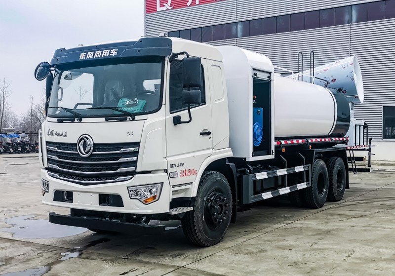 Dongfeng D3 Dust Suppression Truck-Rear Dual Axle-60 meters