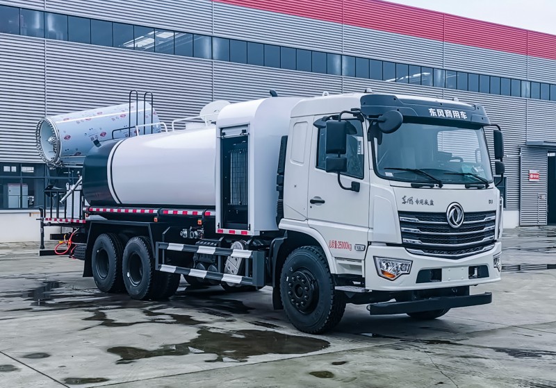 Dongfeng D3 Dust Suppression Truck-Rear Dual Axle-60 meters