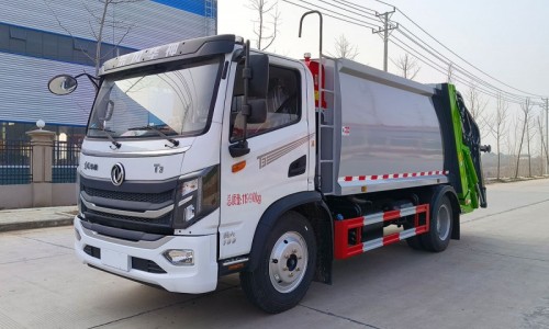 Dongfeng Huashen T3 Compressed Garbage Truck-Wheelbase 3800-9.3 square meters