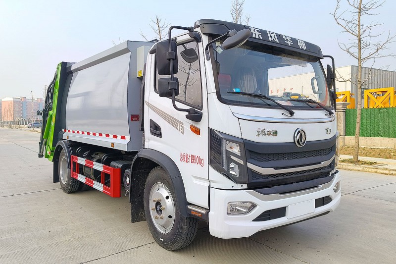 Dongfeng Huashen T3 Compressed Garbage Truck-Wheelbase 3800-9.3 square meters