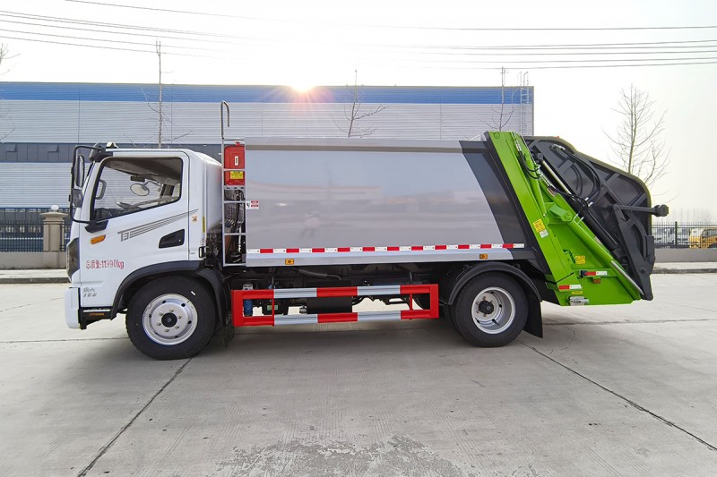 Dongfeng Huashen T3 Compressed Garbage Truck-Wheelbase 3800-9.3 square meters