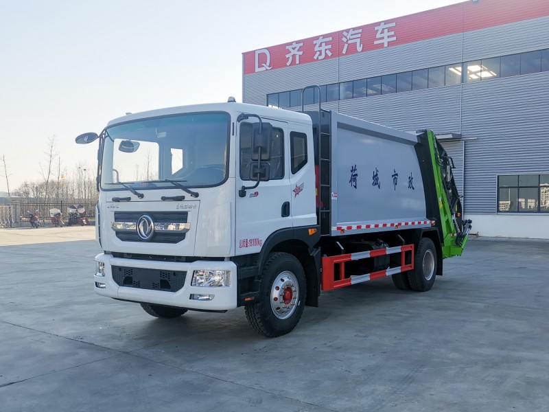 Dongfeng D9 Compressed Garbage Truck-Wheelbase 4500-Volume 14 square meters