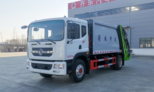 Dongfeng D9 Compressed Garbage Truck-Wheelbase 4500-Volume 14 square meters