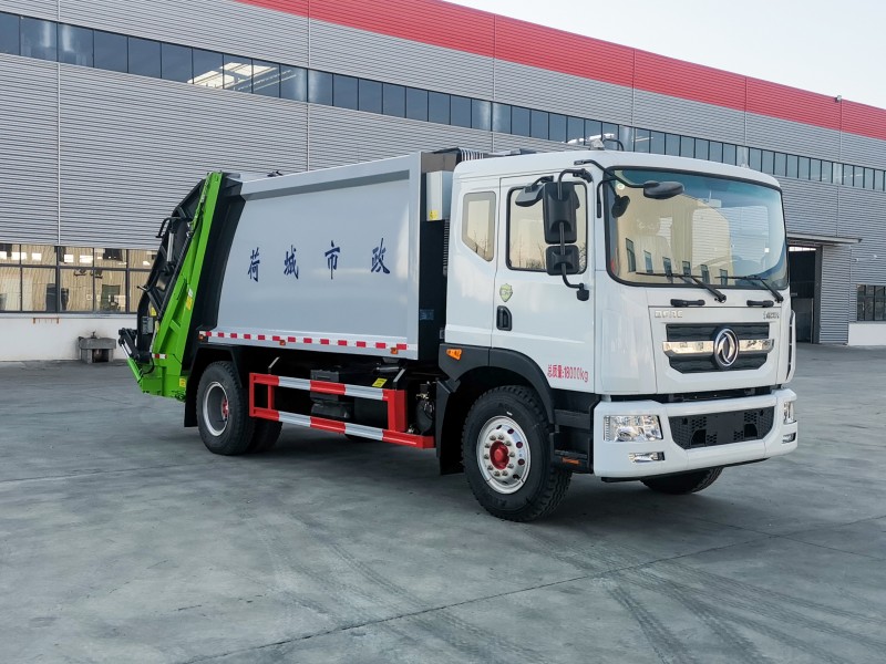 Dongfeng D9 Compressed Garbage Truck-Wheelbase 4500-Volume 14 square meters