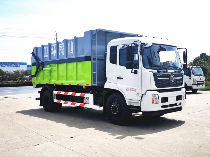 Dongfeng Tianjin Docking Garbage Truck-Wheelbase 4700