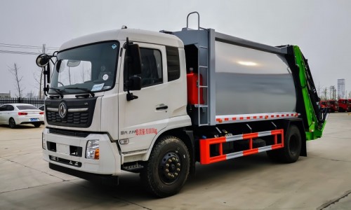 Dongfeng Tianjin Compressed Garbage Truck-Wheelbase 4700-Volume 16 square meters