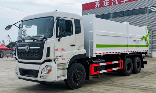 Dongfeng Tianlong Docking Garbage Truck - Rear Dual Axle